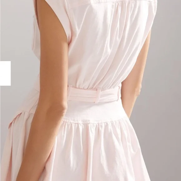 Anthropologie Buttonfront Mini Dress - Picture 2 of 13